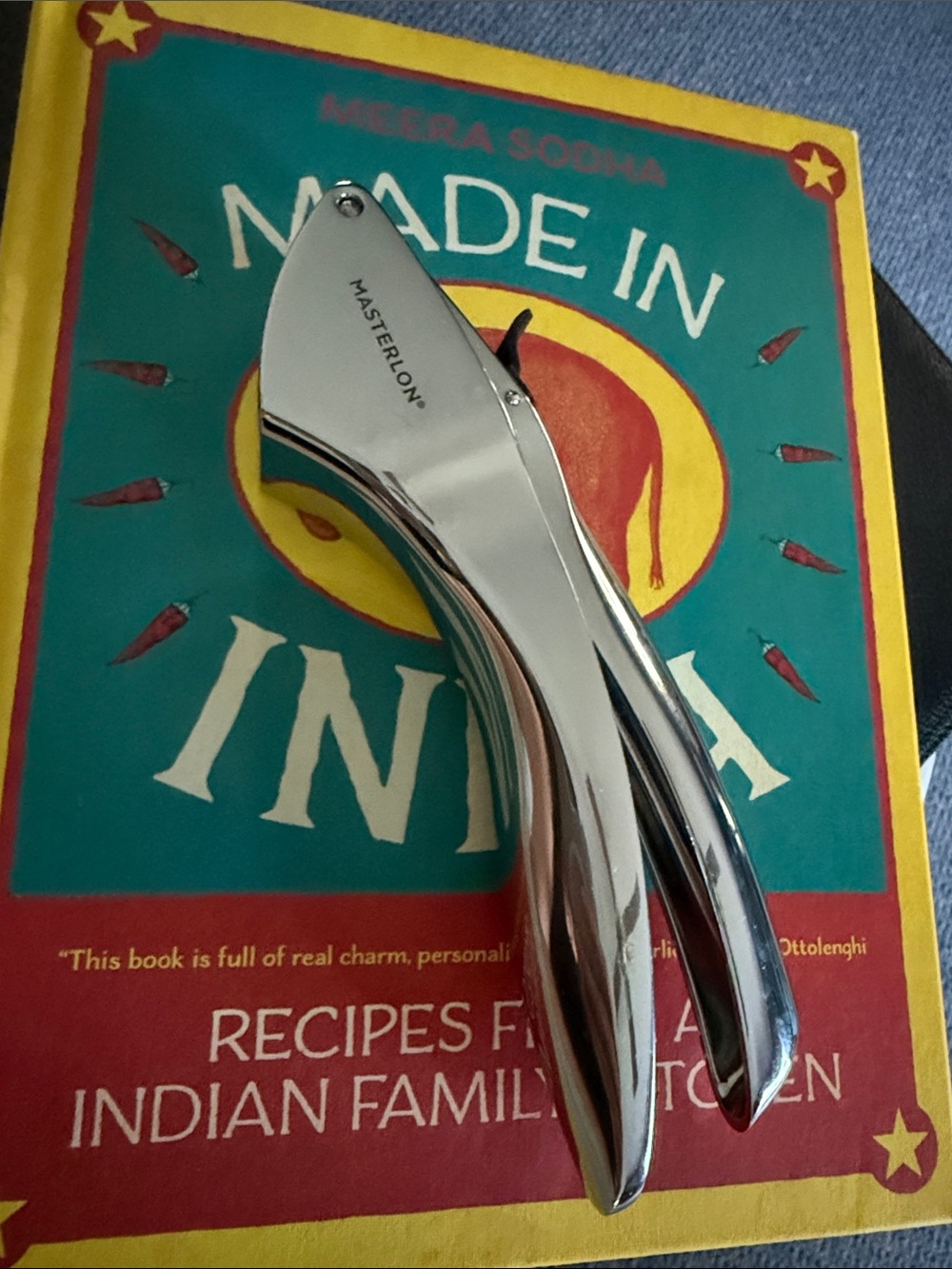 Masterlon Stainless Steel Garlic Press